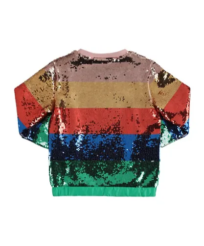 Sequined Long-Sleeved Sweater