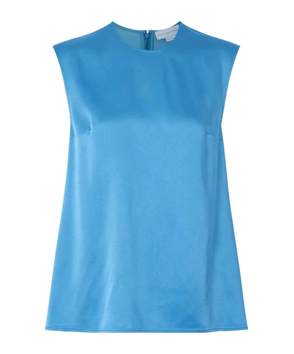 Satin Sleeveless Vest