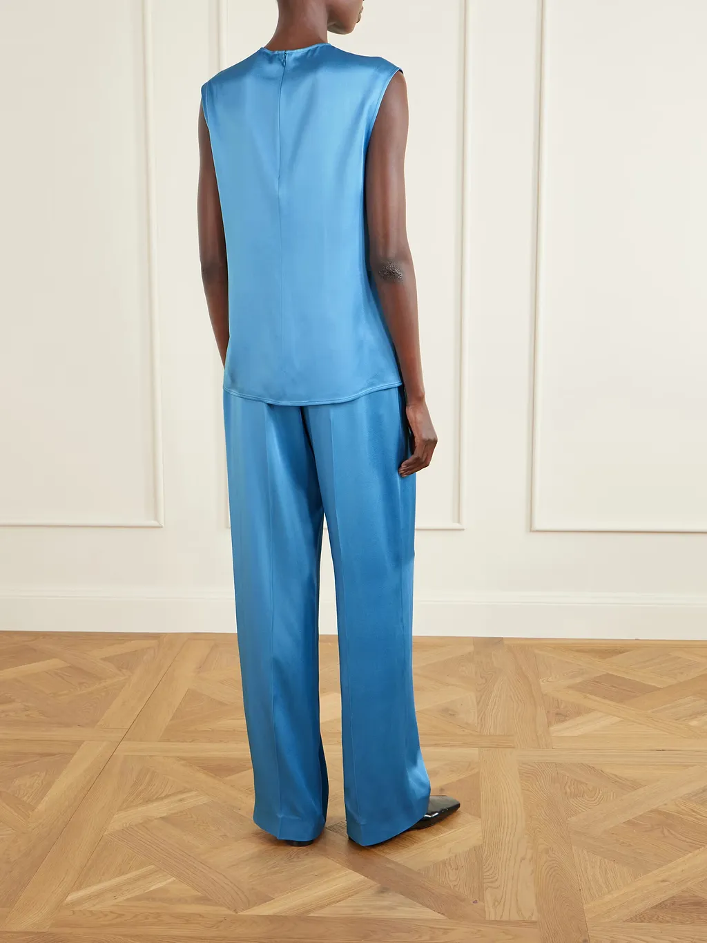 Satin Sleeveless Vest