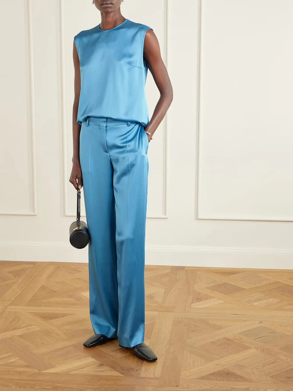 Satin Sleeveless Vest