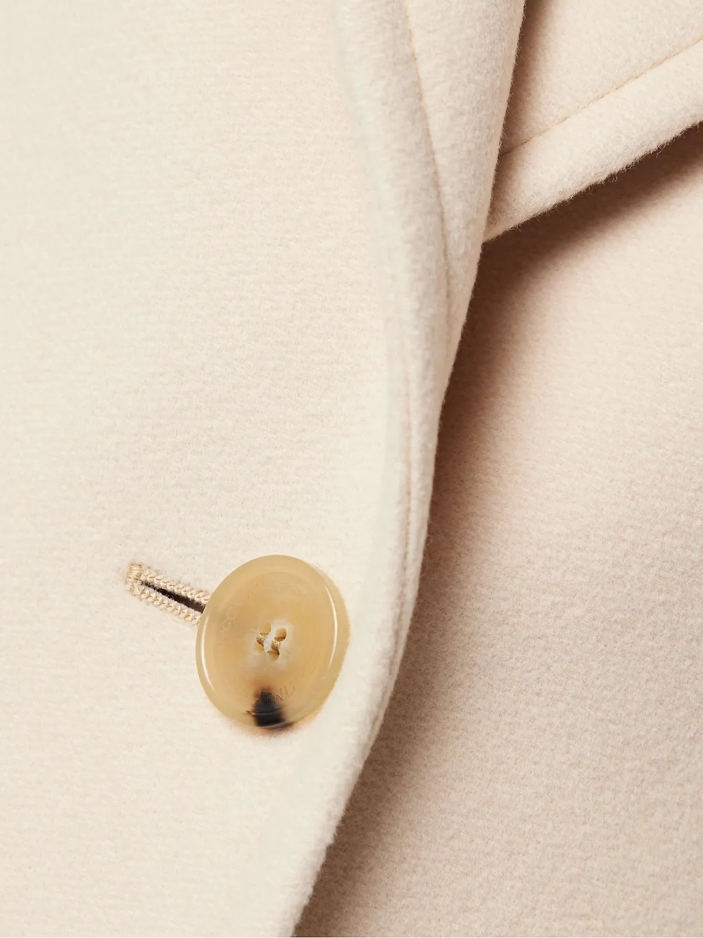 Single-Breasted Wool Coat