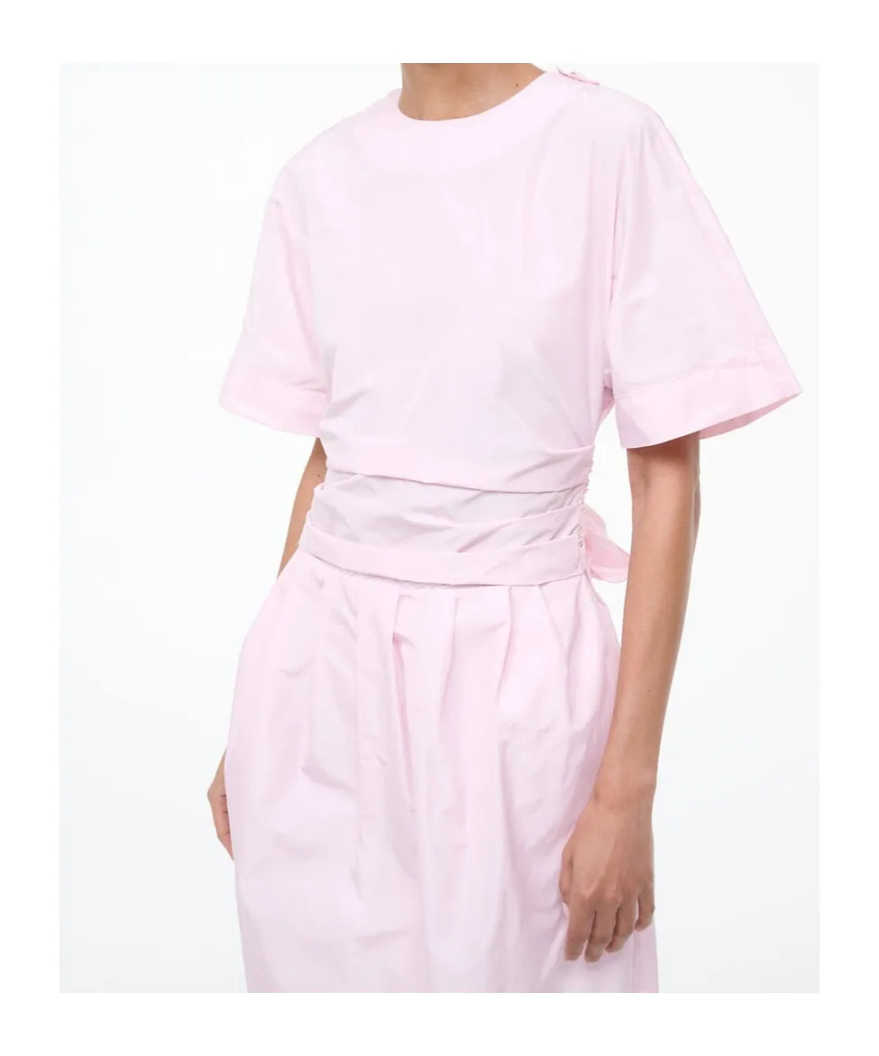 Michelina Tie-Waist Midi Dress