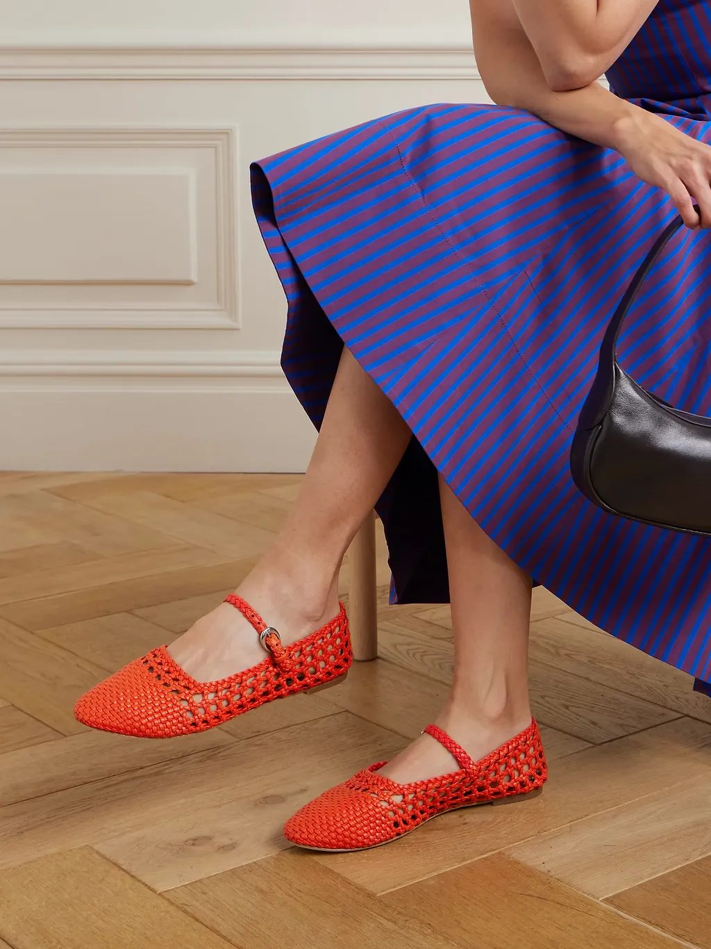 Nell Mary Jane Woven Ballet Shoes