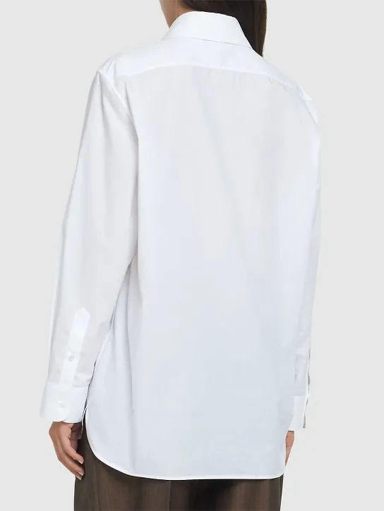 Long-Sleeved Poplin Shirt