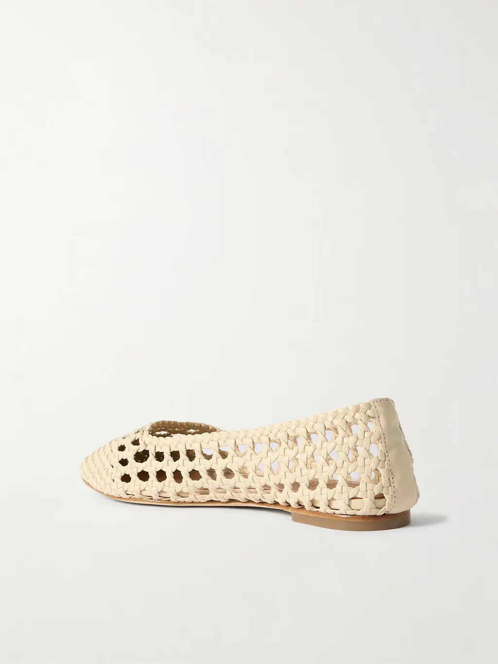 Nell Woven Leather Ballet Flats
