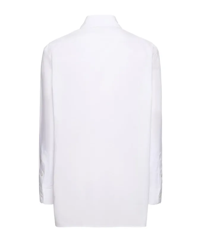 Long-Sleeved Poplin Shirt