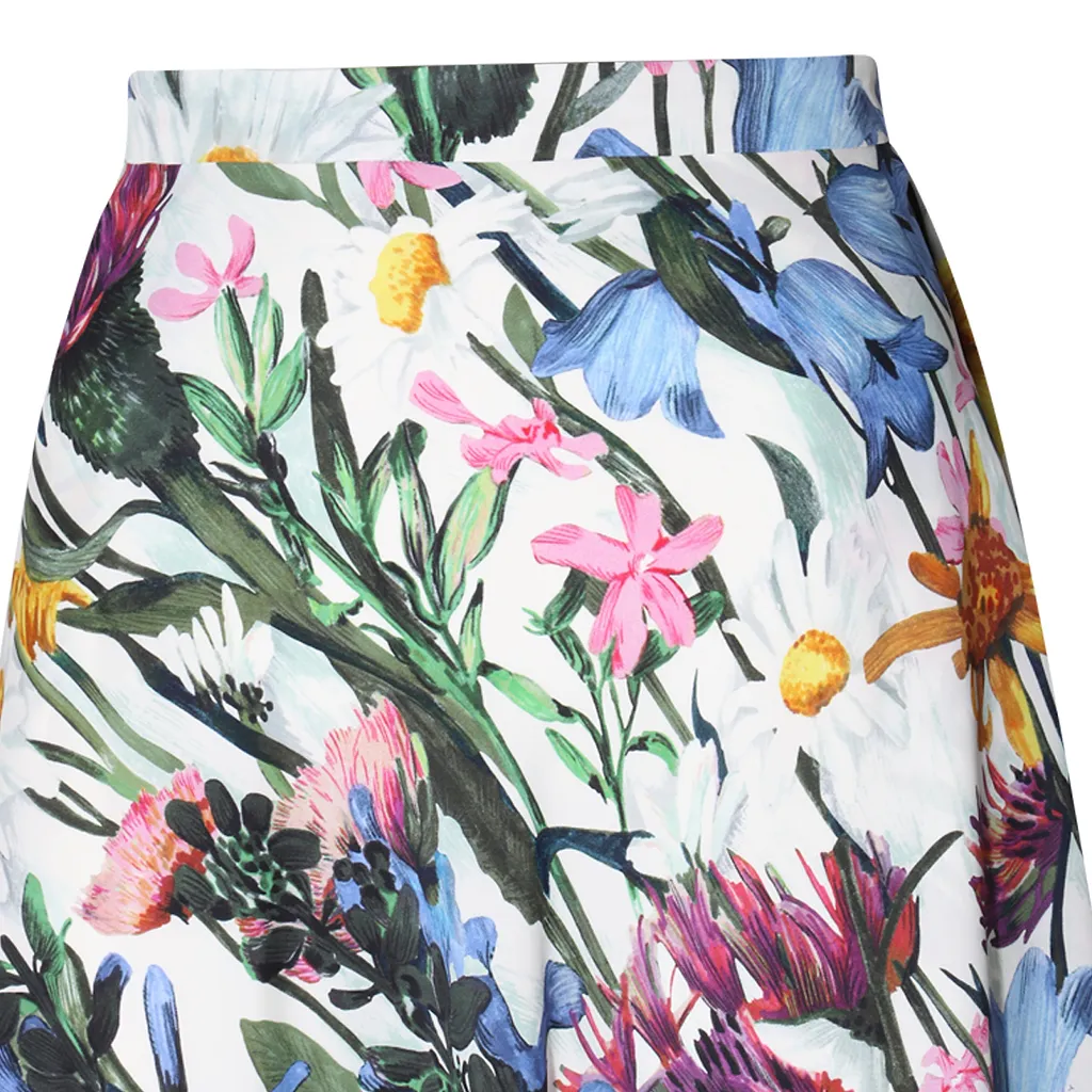 Stella Mccartney Allover Floral Printed Midi Skirt