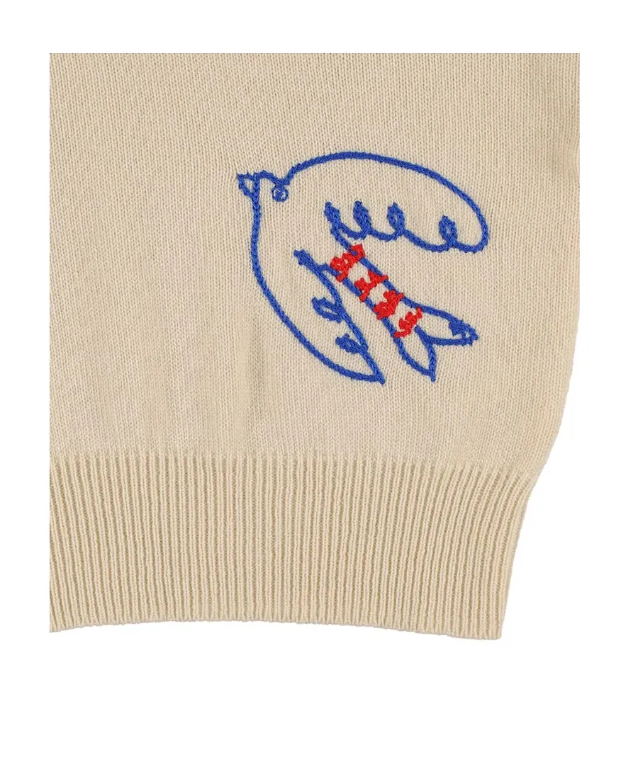 Rib Knitted Cashmere Pullover