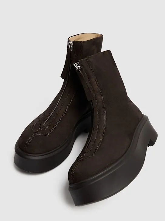 Round-Head Short Boots
