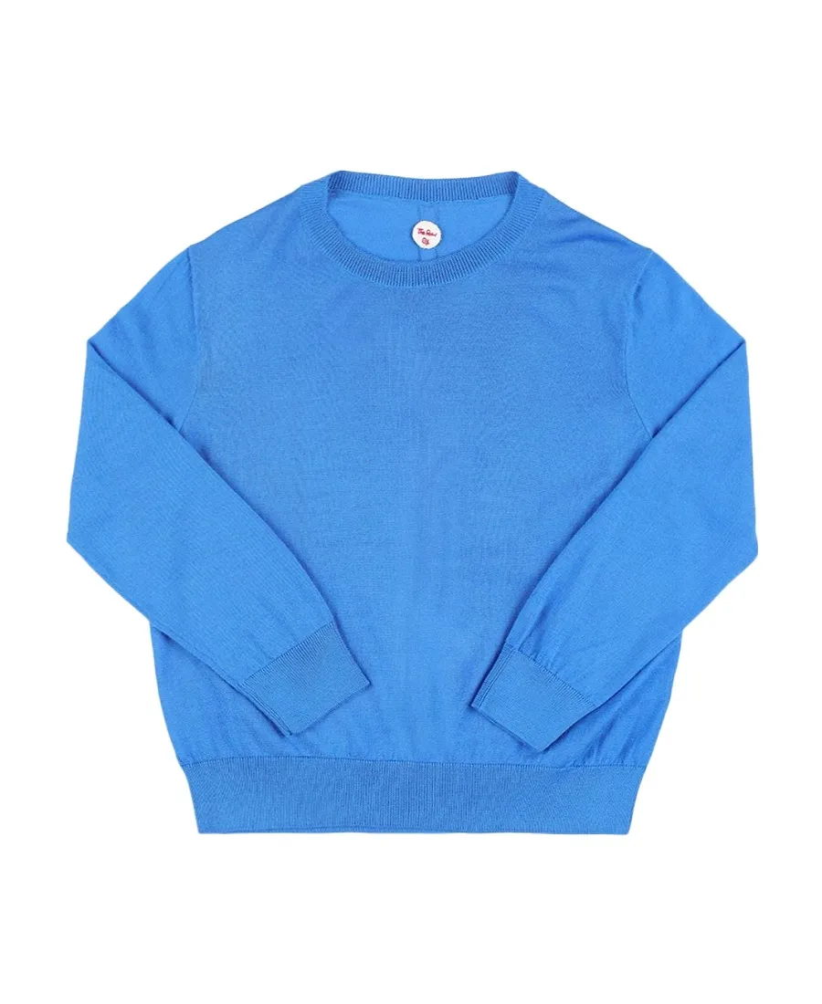 Round-Neck Knitted Pullover