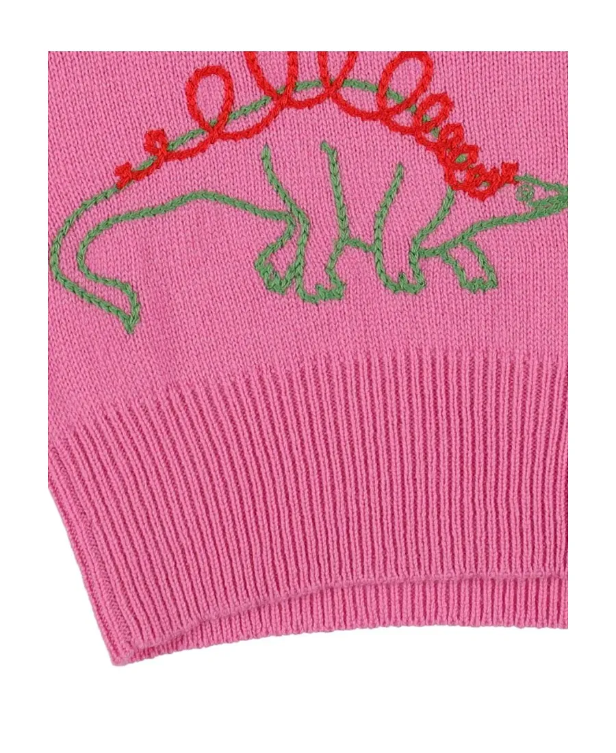Round-Neck Knitted Cashmere Pullover