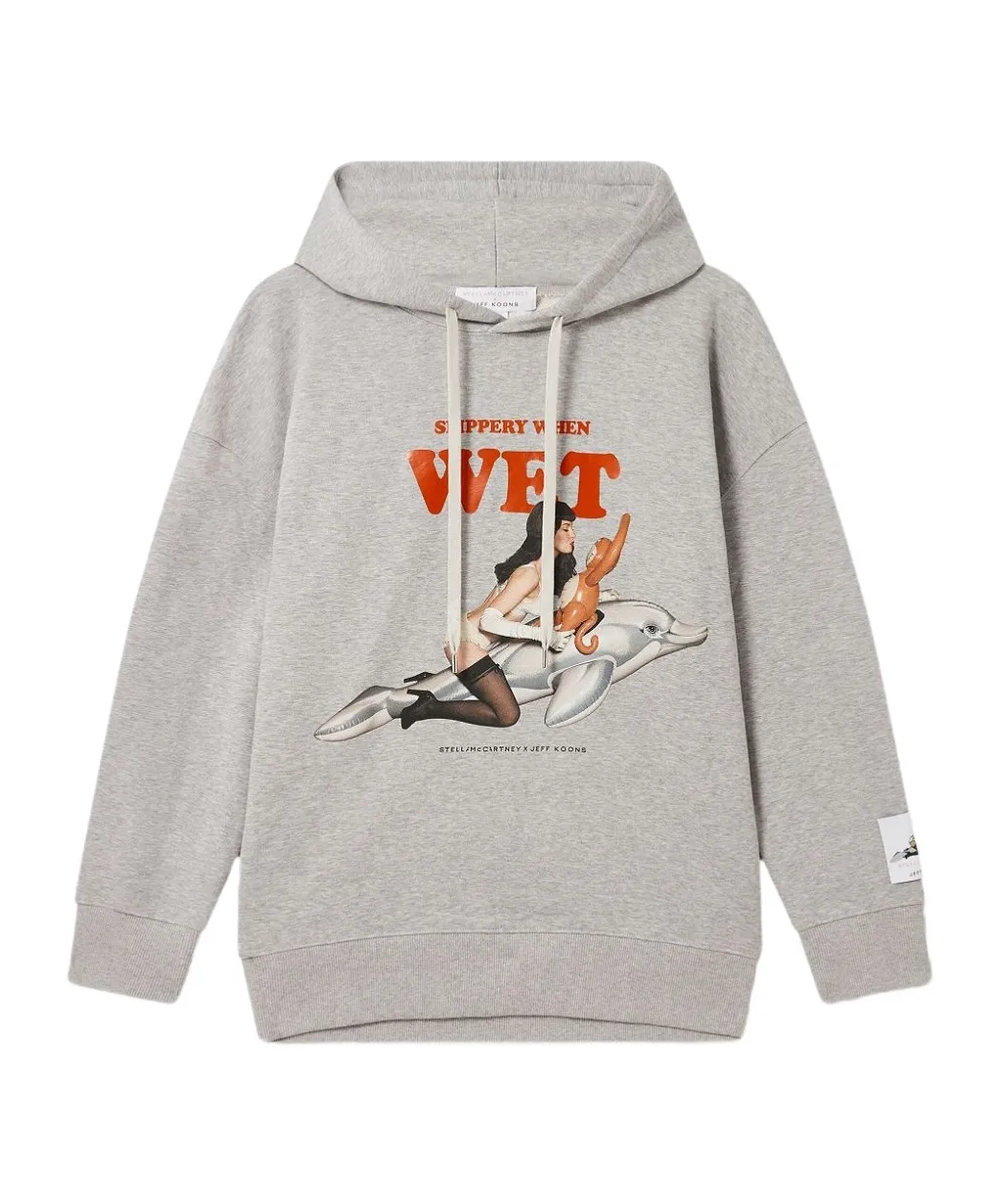 Stella Mccartney Graphic Print Drawstring Hoodie