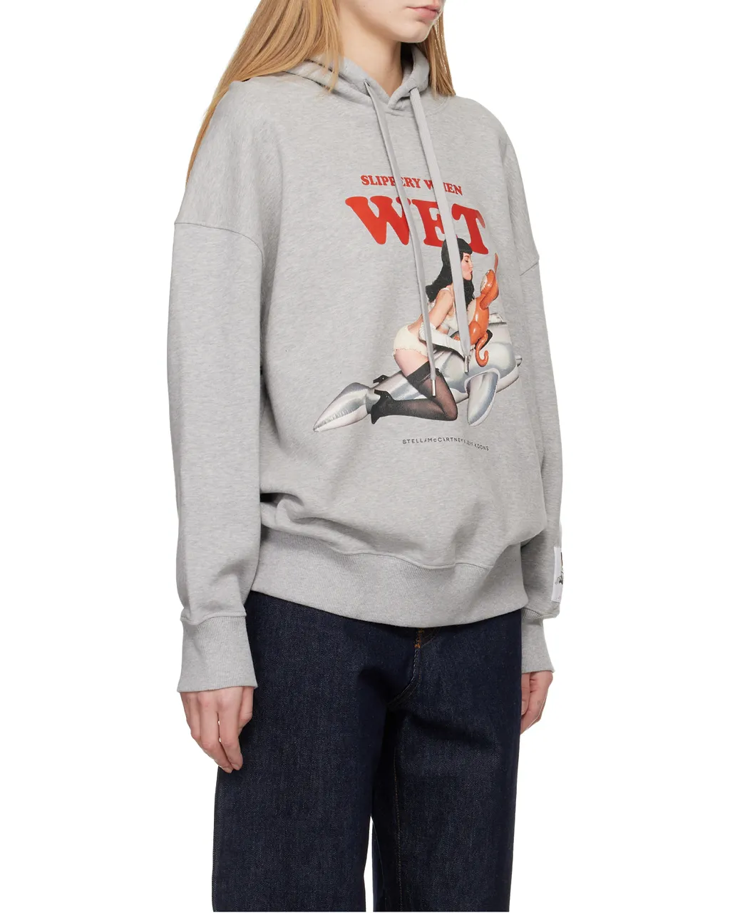 Stella Mccartney Graphic Print Drawstring Hoodie
