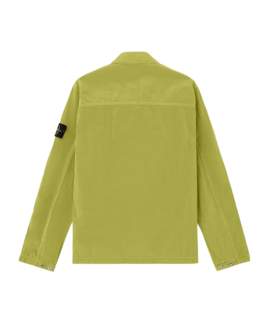 Stone Island Zip-Up Regular-Fit Overshirt