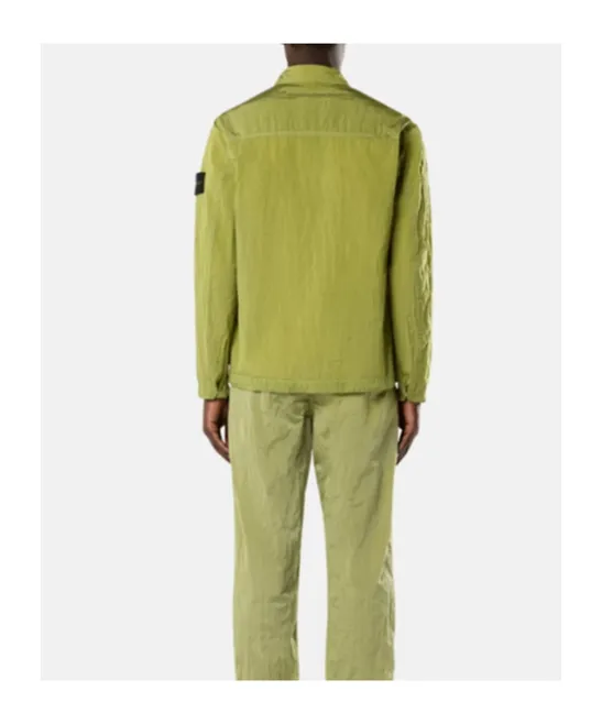 Stone Island Zip-Up Regular-Fit Overshirt