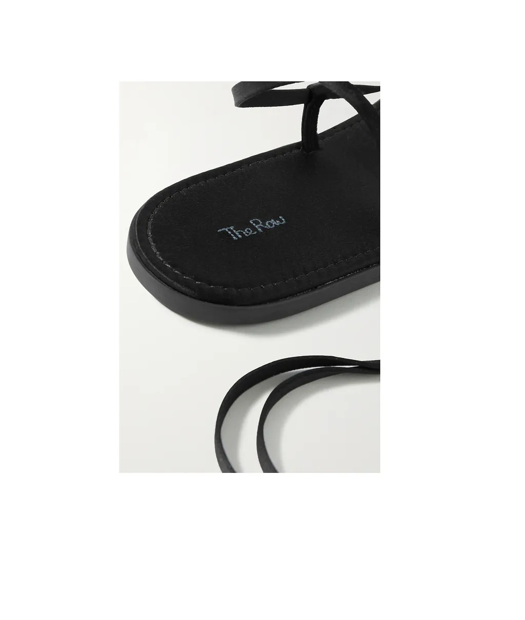 Strap-Tied Flat Sandals