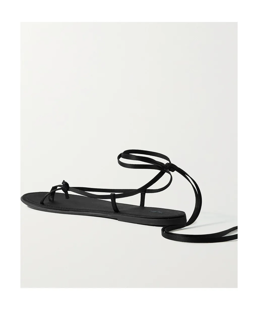 Strap-Tied Flat Sandals