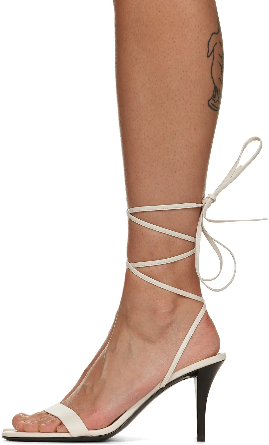 Strap-Up High-Heeled Sandals