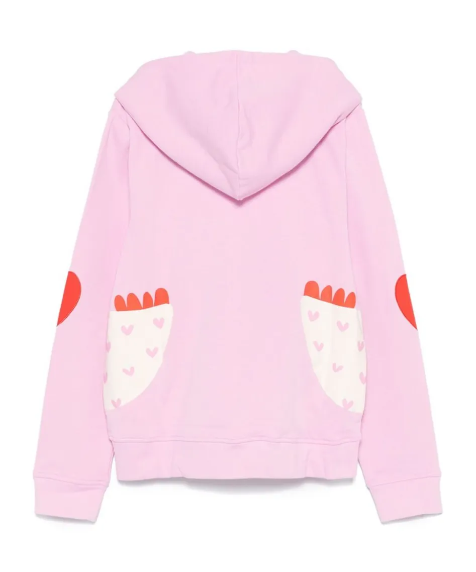 Stella Mccartney Kids Graphic Printed Zipped Hoodie