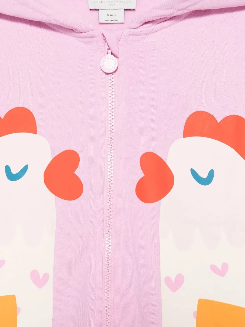 Stella Mccartney Kids Graphic Printed Zipped Hoodie