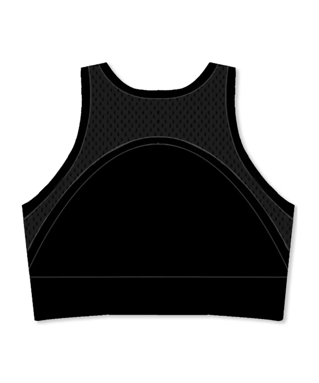 Stella Mccartney Kids Lips-Printed Cropped Sleeveless Top
