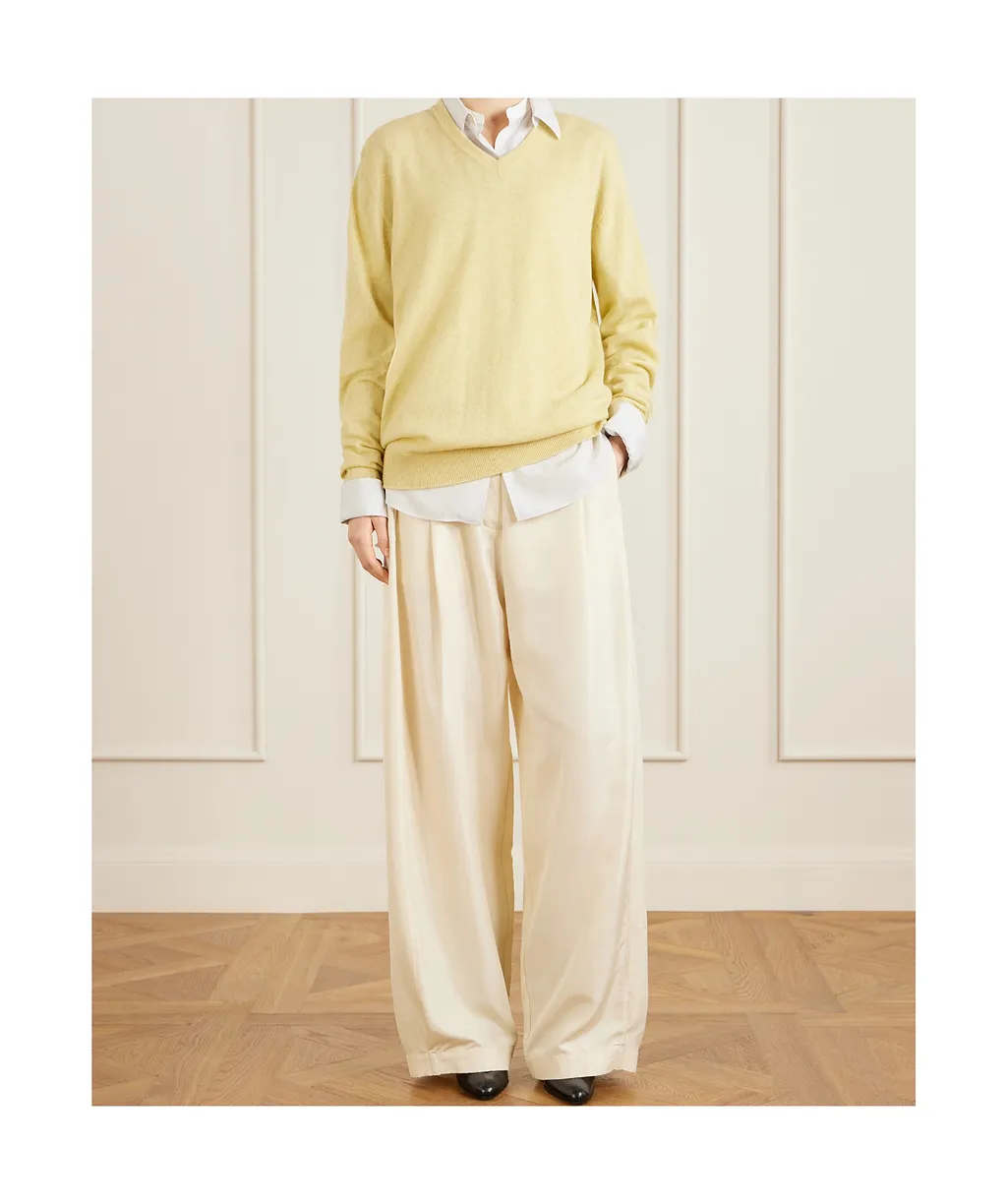 The Row Nian Top Pale Yellow