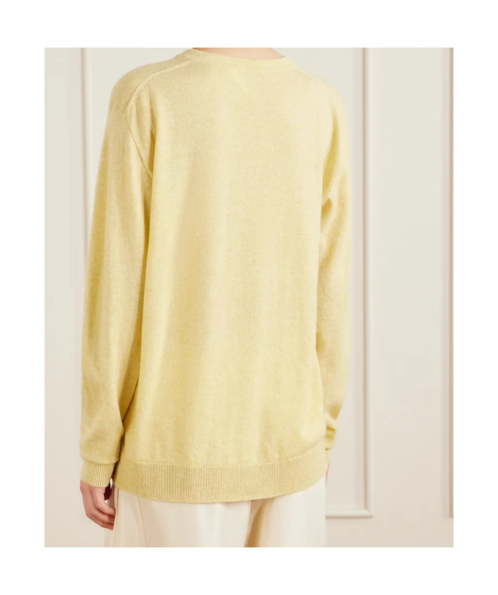 The Row Nian Top Pale Yellow