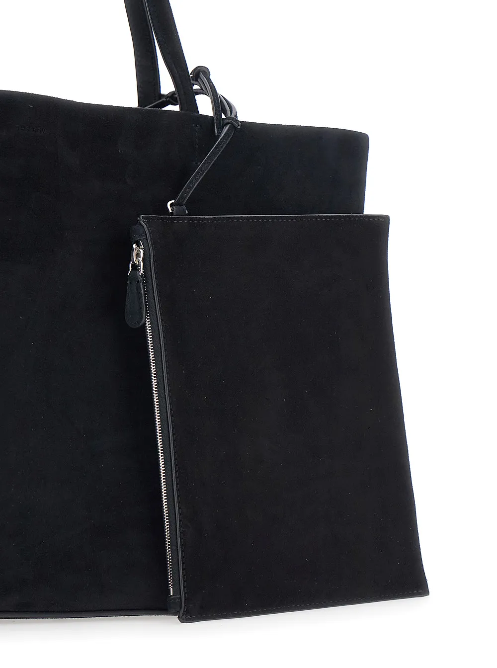 The Row Park Three Edge Suede Tote Bag