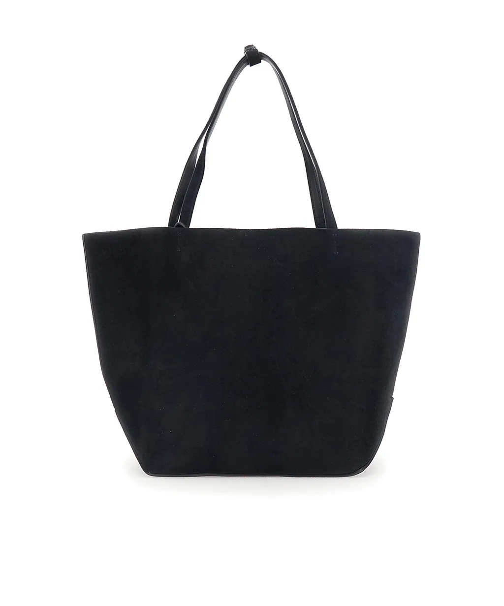 The Row Park Three Edge Suede Tote Bag
