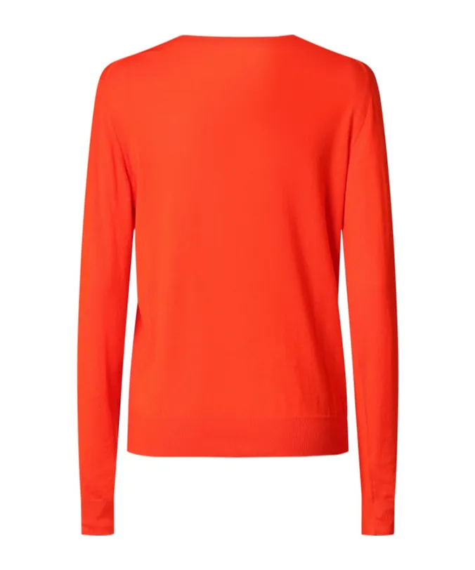 V-Neck Long-Sleeved Sweater