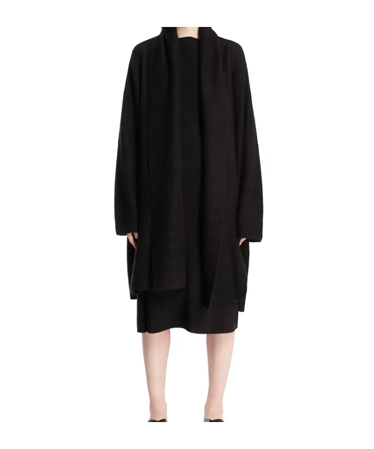 Wide-Sleeve Coat