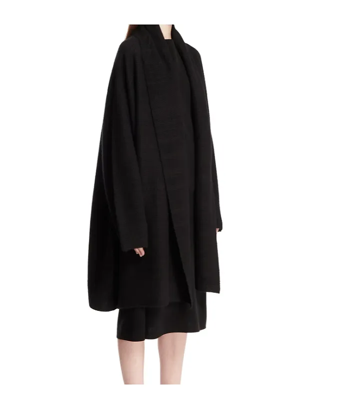Wide-Sleeve Coat