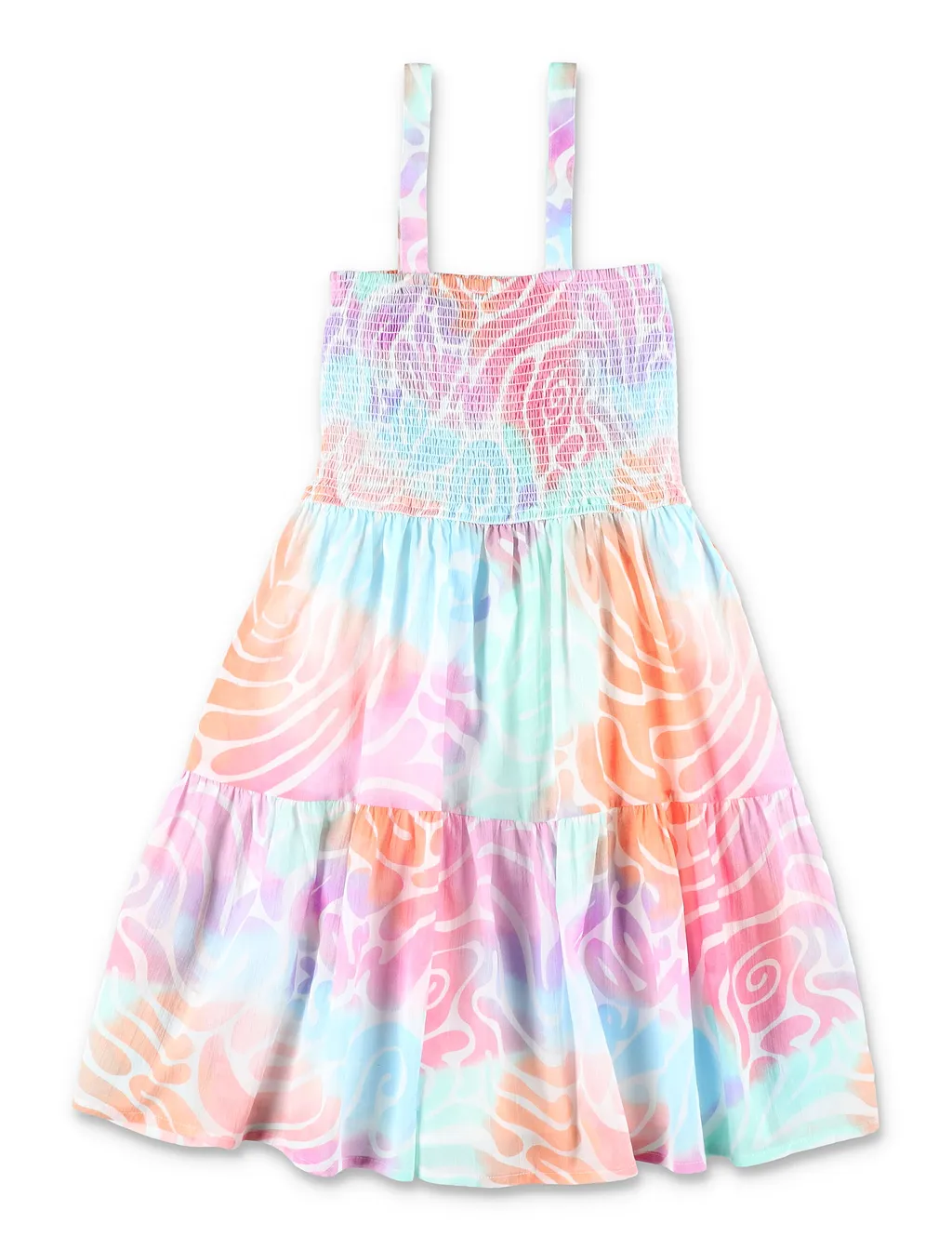 Stella Mccartney Kids Smocked Printed Dress