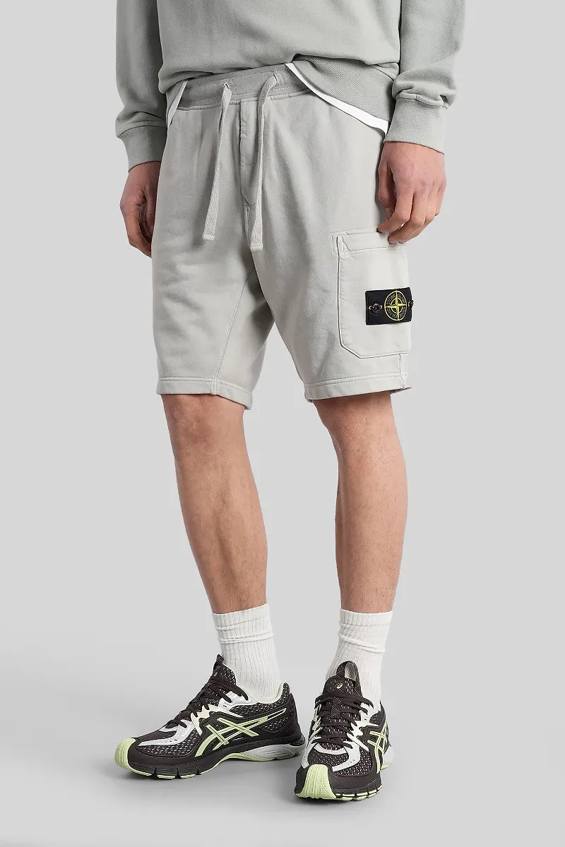Stone Island Drawstring Fleece Shorts