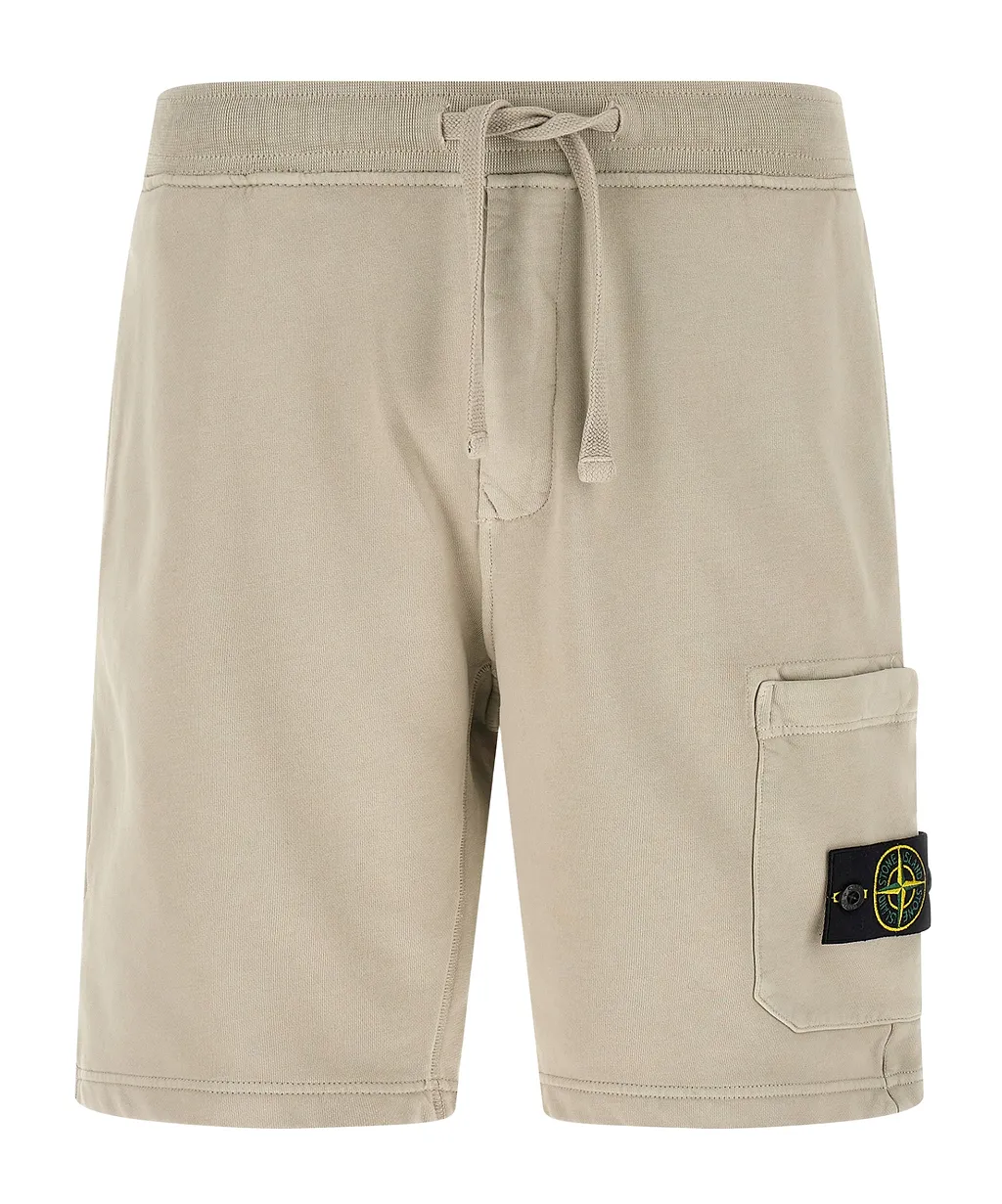 Stone Island Drawstring Fleece Shorts