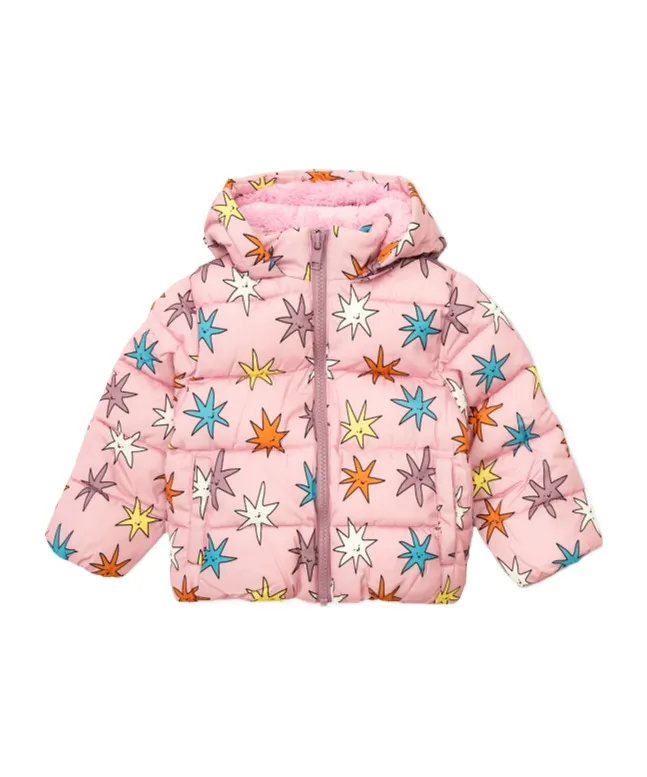 Stella Mccartney Kids Star Printed Hooded Jacket
