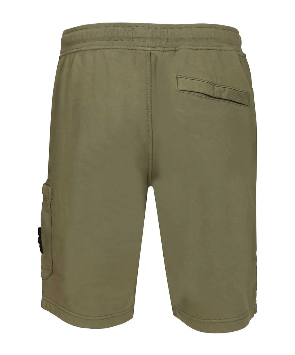 Stone Island Logo Patch Cargo Shorts