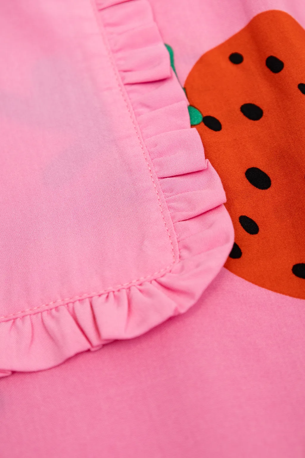 Stella Mccartney Kids Strawberry-Printed Ruffled Dress