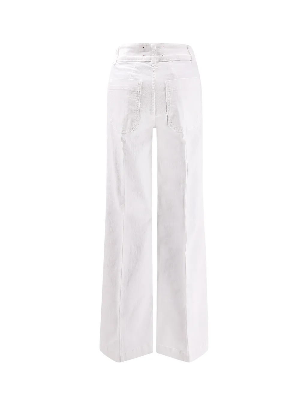 The Seafarer Flared Patch-Pocket Jeans