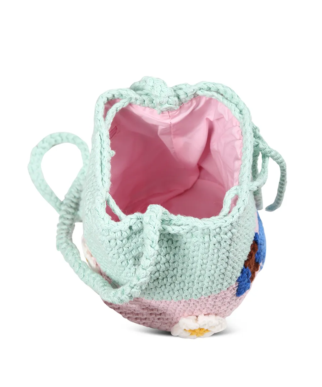 Stella Mccartney Kids Toadstool House Crocheted Crossbody Bag