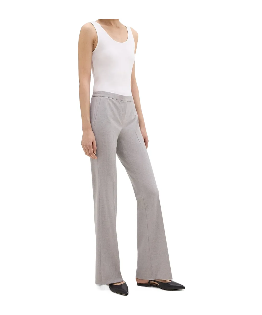 Demitria Wool Low-Rise Pants