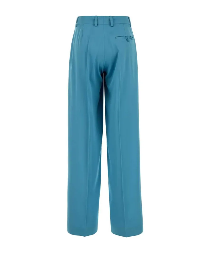 Stella Mccartney Pleated Straight Leg Trousers