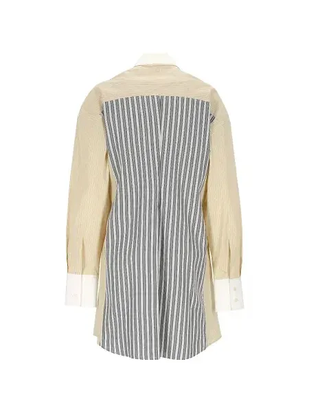 Stella Mccartney Panelled Stripe Shirt Dress