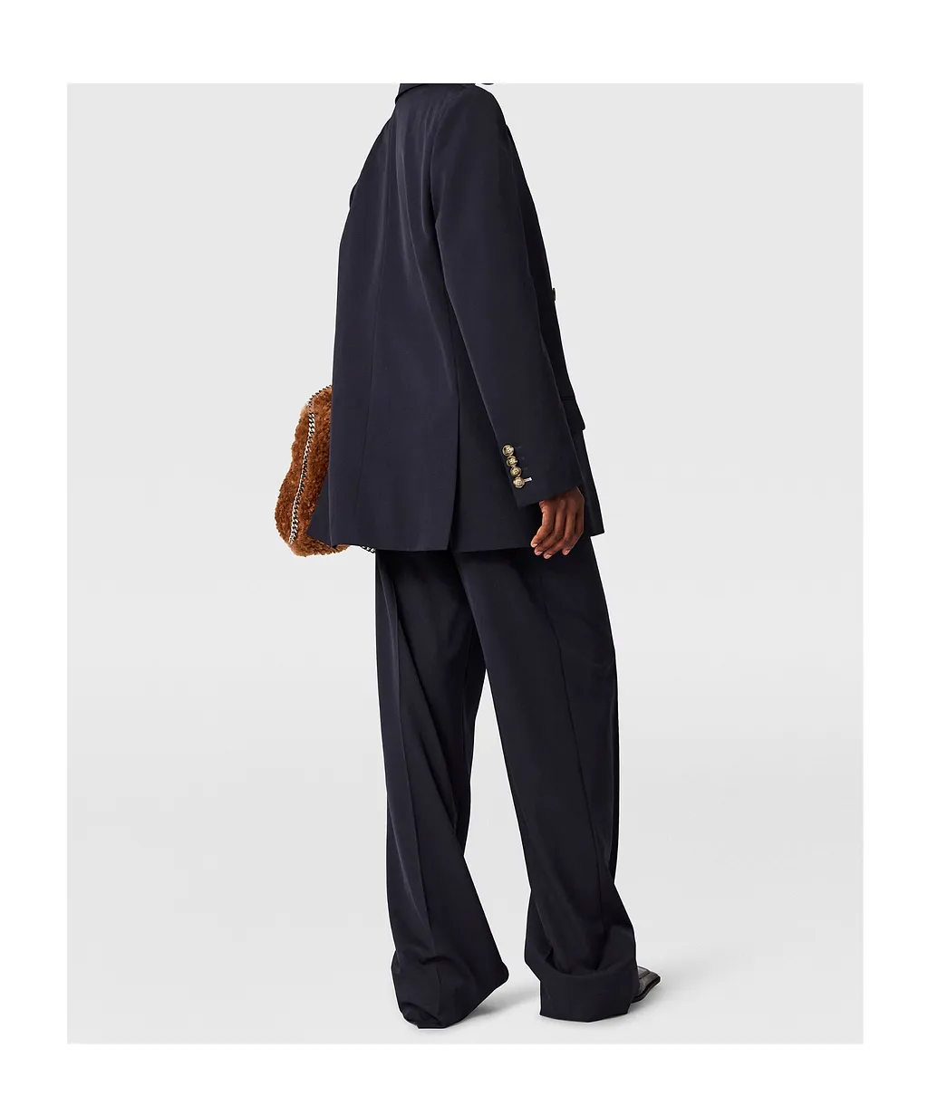 Stella Mccartney Pleated Wide-Leg Trousers