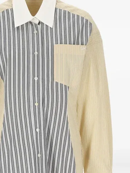 Stella Mccartney Panelled Stripe Shirt Dress