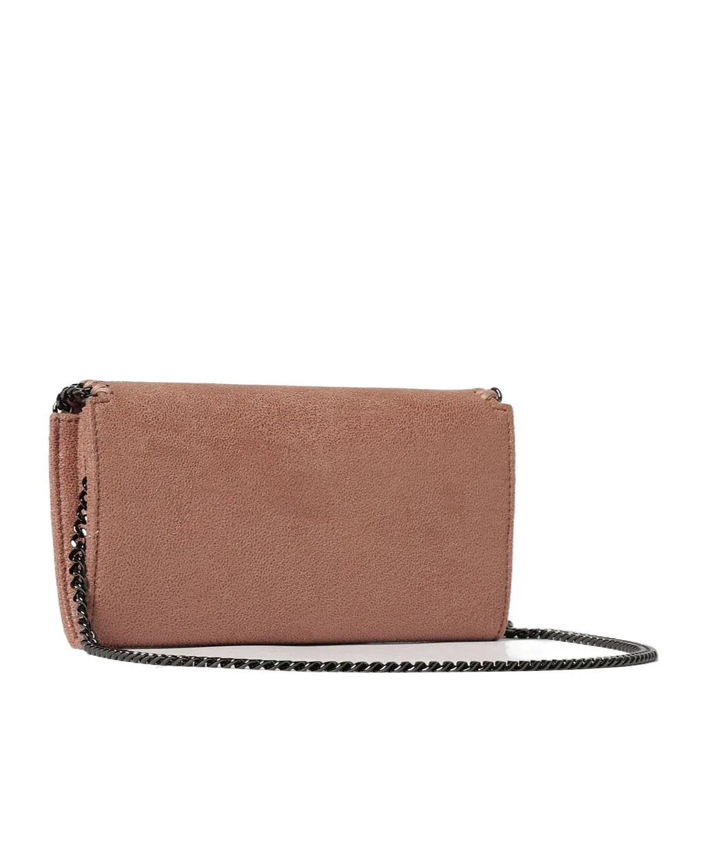 Stella Mccartney Stitch Detailed Chain Satchel Bag