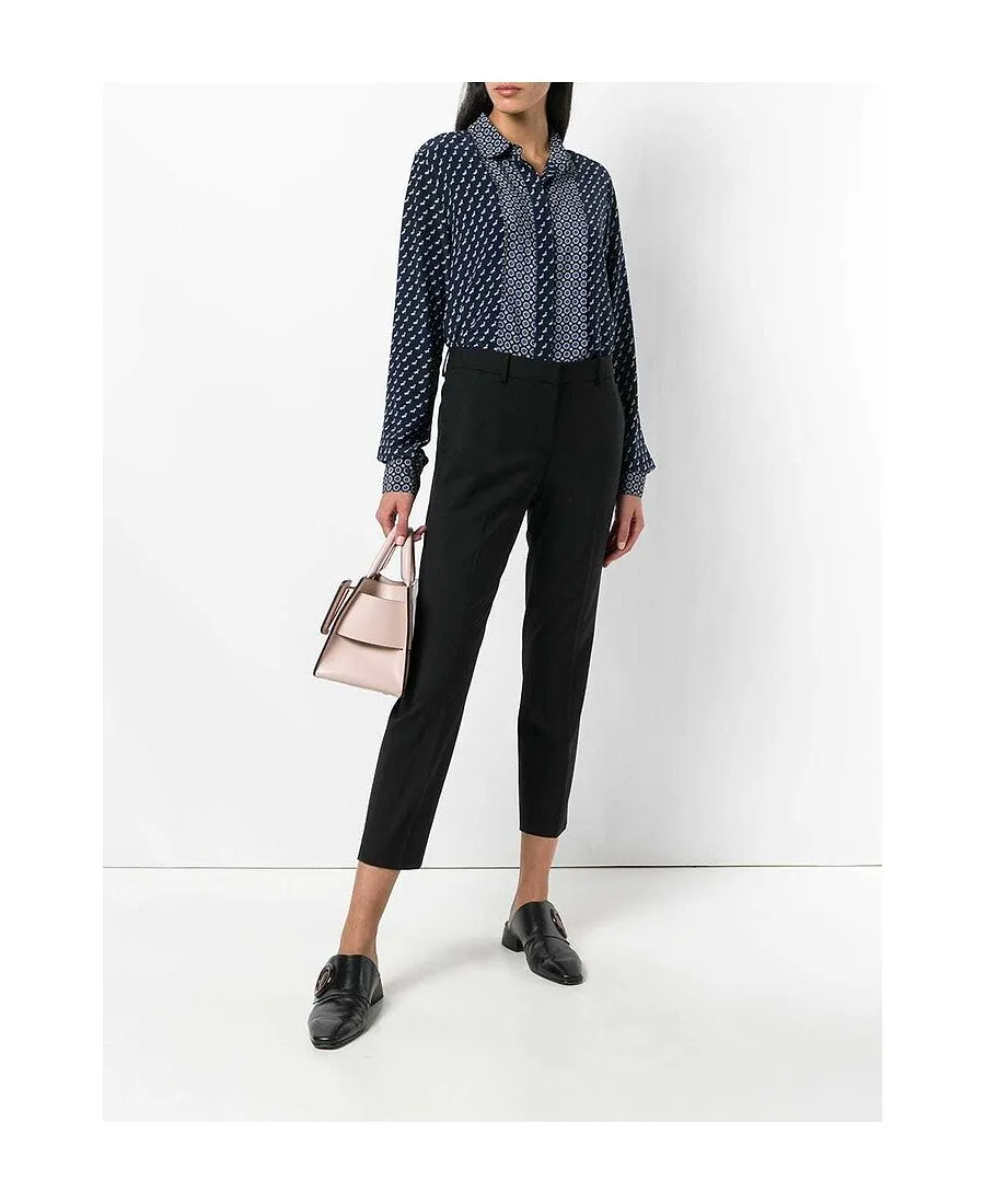 Mid-Rise Cropped Trousers
