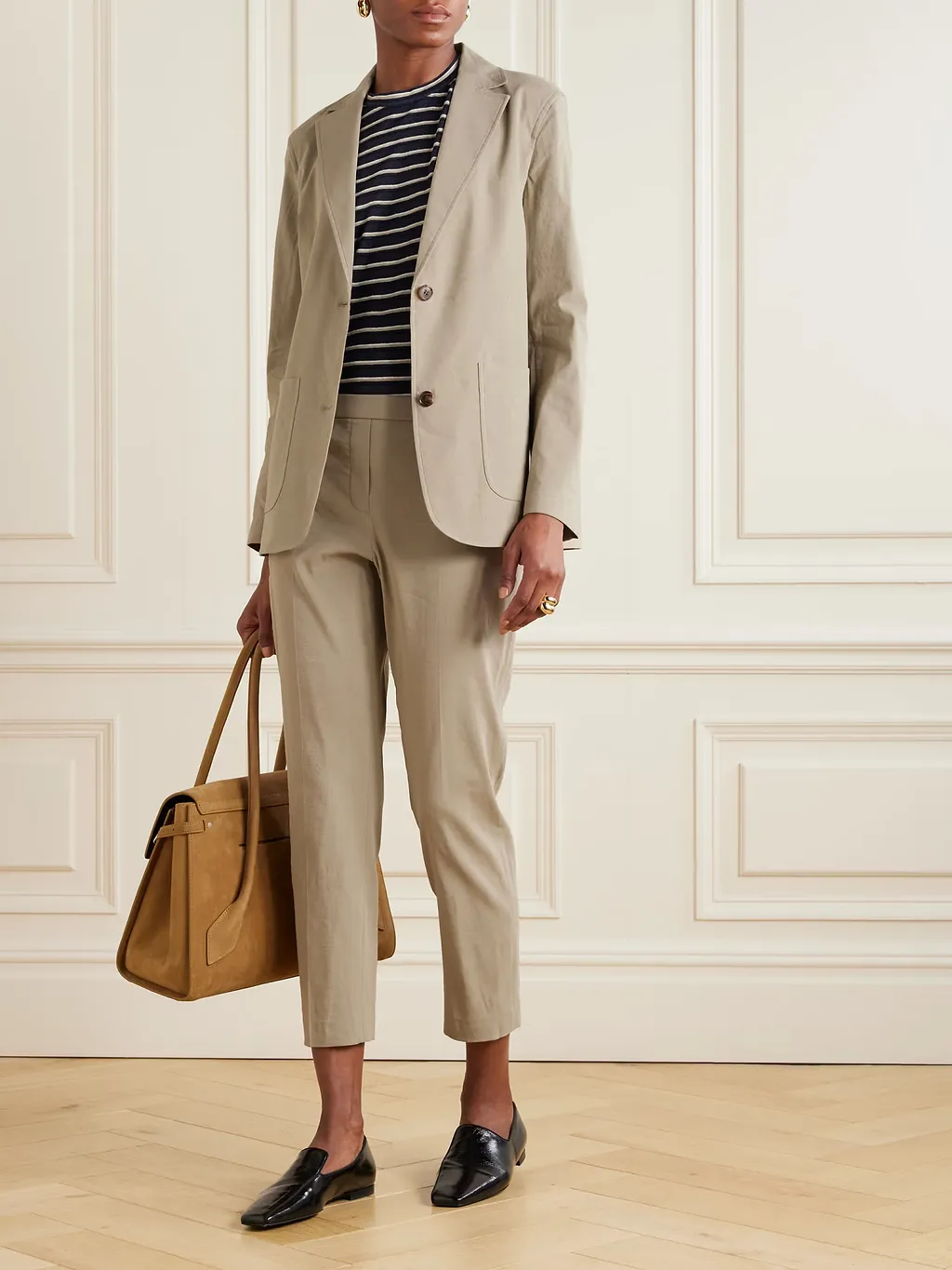 Long-Sleeved Suit Jacket
