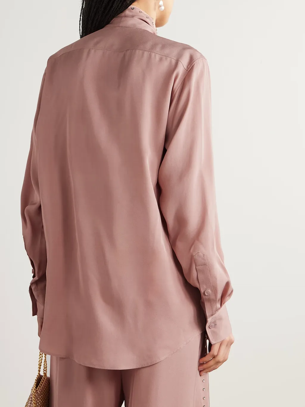 Stud-Embellished Trousers
