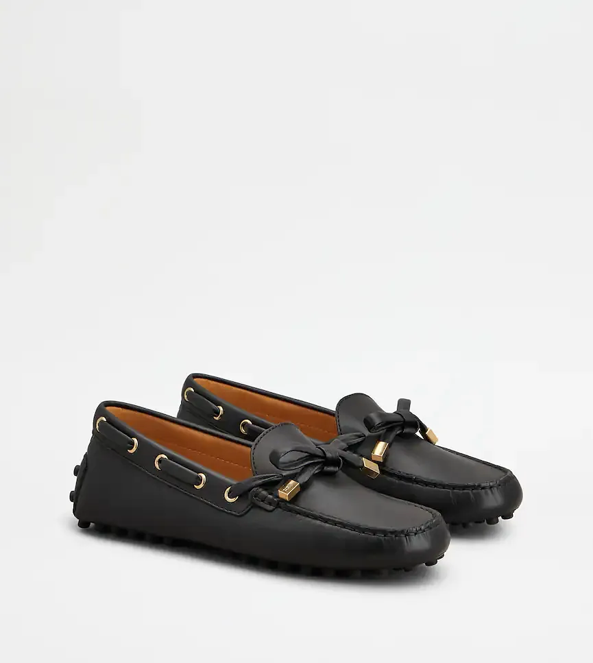 Tod's Gommino Bow Detail Flat Shoes